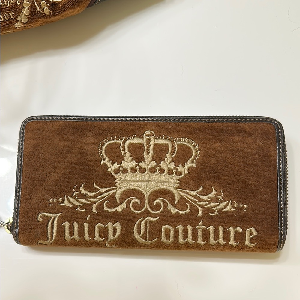Y2K Juicy Couture Brown Wallet